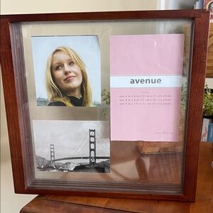 Avenue Dark Wood Picture Dimensional Frame-Never Used